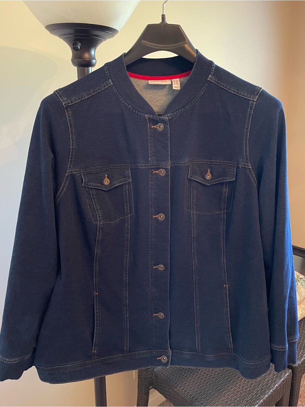 Denim & Co Denim Jacket 2X